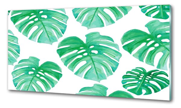 Skleněný panel do kuchynské linky Monstera pksh-108948322