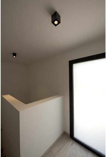 BIG WHITE SLV TRILEDO SQUARRE CL, stropní svítidlo, LED, 3000K, hranaté, černé matné, 38°, 6,2 W, vč. ovladače 113940