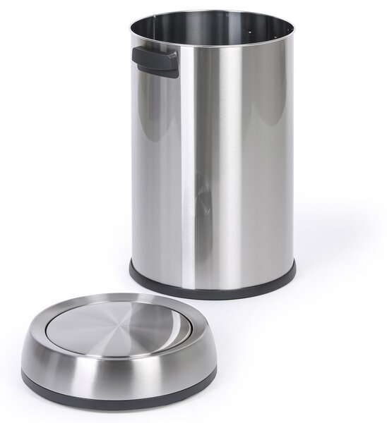 Odpadkový koš, 65 l, nerez, výkyvné víko
