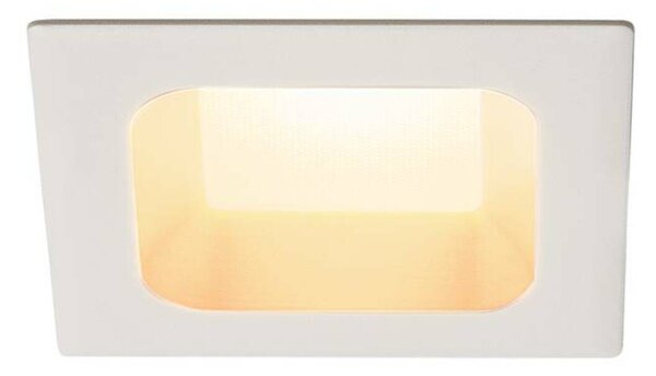 BIG WHITE SLV VERLUX, vestavné svítidlo, LED, 3000K, bílé matné, D/Š/H 8,5/8,5/4,5 cm, 10 W 112682