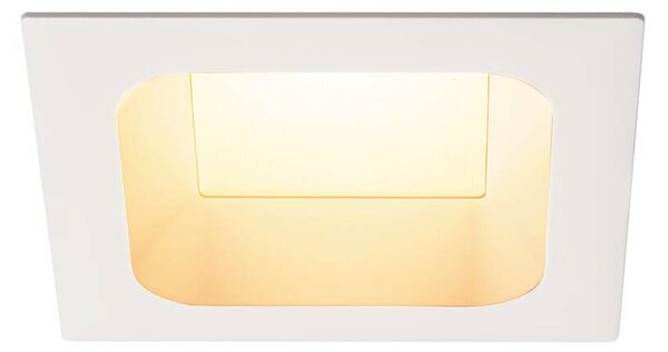 BIG WHITE SLV VERLUX, vestavné svítidlo, LED, 3000K, bílé matné, D/Š/H 13,5/13,5/7,5 cm, 20W 112692
