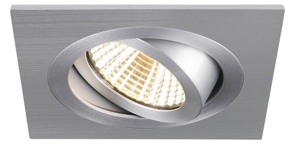 LA 1007350 NEW TRIA® 75 kroužek pro vestavbu do stropu, D: 9 Š: 9 H: 2,6 cm, IP 20, hliník - BIG WHITE (SLV)