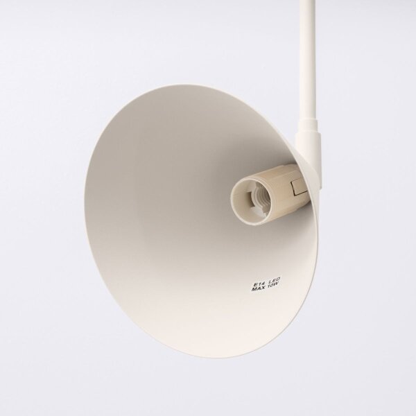 Sollux SL.1699 - Nástěnná lampa NOX 1xE14/10W/230V krémová