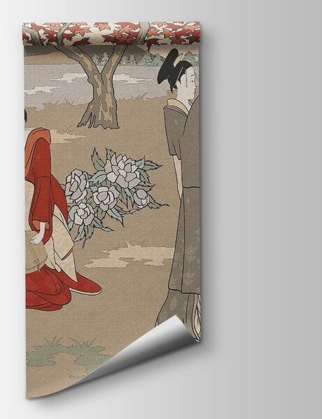 Fototapeta Skupina žen v tradičním japonském oděvu, Designové fototapety na zeď, Populární fototapety, u13926 - Tapeko.co.cz