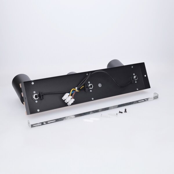 Brilagi - Bodové svítidlo SELE WOOD ACOUSTIC 3xGU10/30W/230V černá/dřevo