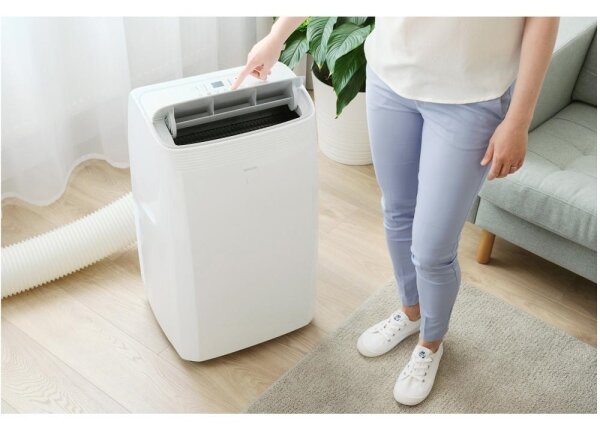 Sencor - Chytrá mobilní klimatizace 5v1 733W/230V 9000 BTU Wi-Fi bílá + DO