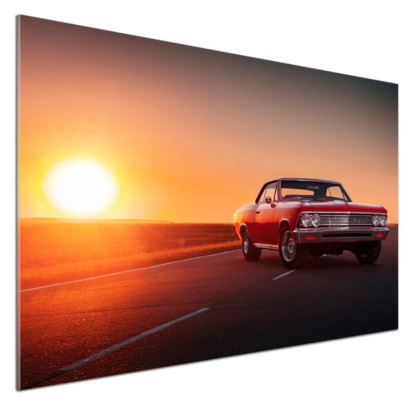 Panel do kuchyně Červené auto pksh-109817494