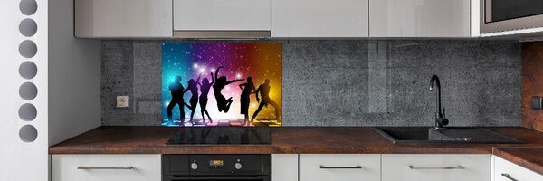 Skleněný panel do kuchynské linky Diskotéka pksh-109839994