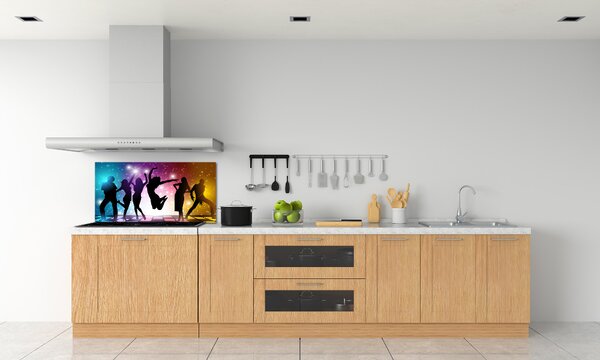 Skleněný panel do kuchynské linky Diskotéka pksh-109839994