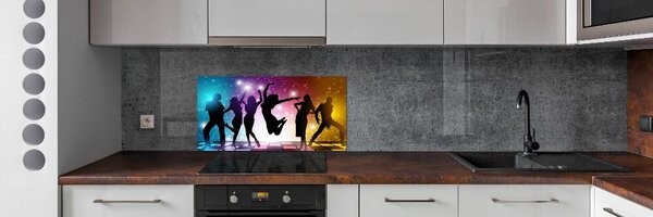 Skleněný panel do kuchynské linky Diskotéka pksh-109839994