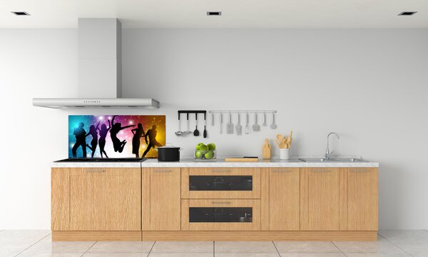 Skleněný panel do kuchynské linky Diskotéka pksh-109839994