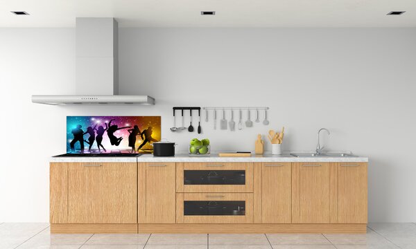Skleněný panel do kuchynské linky Diskotéka pksh-109839994