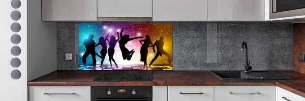 Skleněný panel do kuchynské linky Diskotéka pksh-109839994