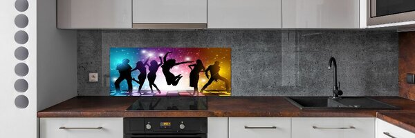 Skleněný panel do kuchynské linky Diskotéka pksh-109839994
