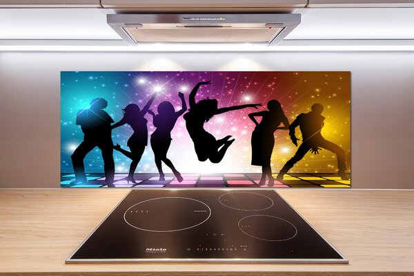 Skleněný panel do kuchynské linky Diskotéka pksh-109839994