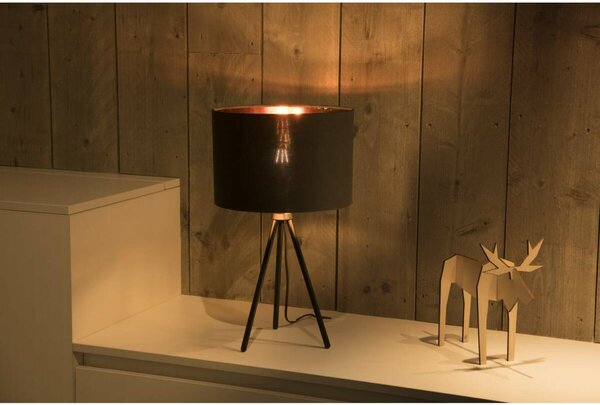 BIG WHITE SLV FENDA, stolní lampa, podstavec svítidla, A60, černá, bez stínítka, max. 40 W, vč. vypínače v síťovém kabelu 155540
