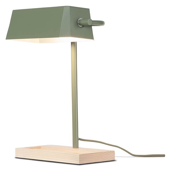Stolní lampa bridget 40 cm zelená