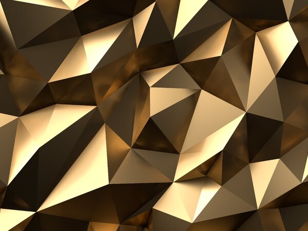 Fototapeta Třpytivá geometrická abstrakce v hnědé barvě, Geometrické 3D fototapety, Populární fototapety, u17249 - Tapeko.co.cz