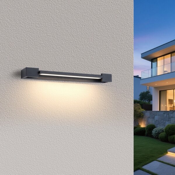 Brilagi - LED Koupel. osvětlení zrcadla AQUA LINE LED/12W/230V 45 cm IP44 antr