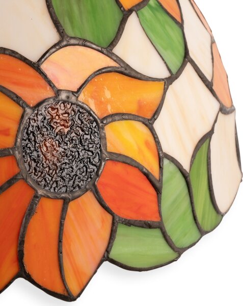 Brilagi - Tiffany vitrážová stolní lampa SUNFLOWER 2xE27/60W/230V