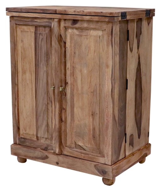 Rozkládací barová skříň 80x105x55 z indického palisandru