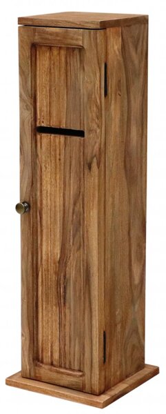 Skříňka na toaletní papír 20x80x20 z indického masivu palisandr