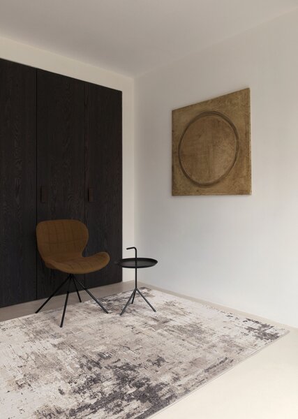 Osta, Kusový koberec Patina 41094/620, 80x140, šedá, obývací pokoj