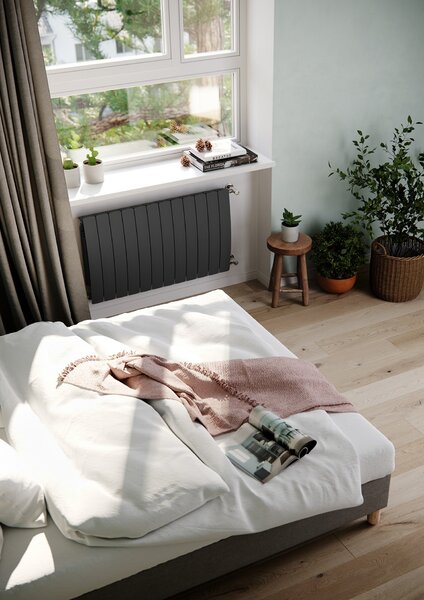 TERMA Bergamo designový radiátor, výška 590 mm