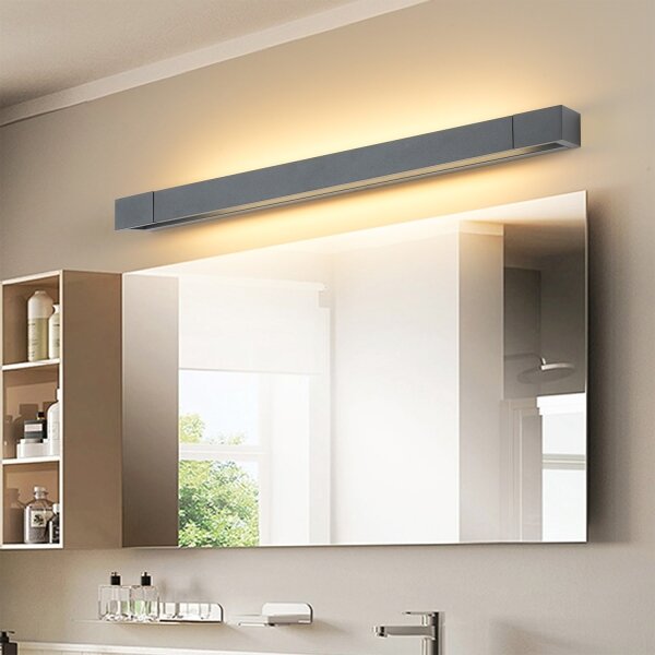 Brilagi - LED Koupel. osvětlení zrcadla AQUA LINE LED/18W/230V 60 cm IP44 antr