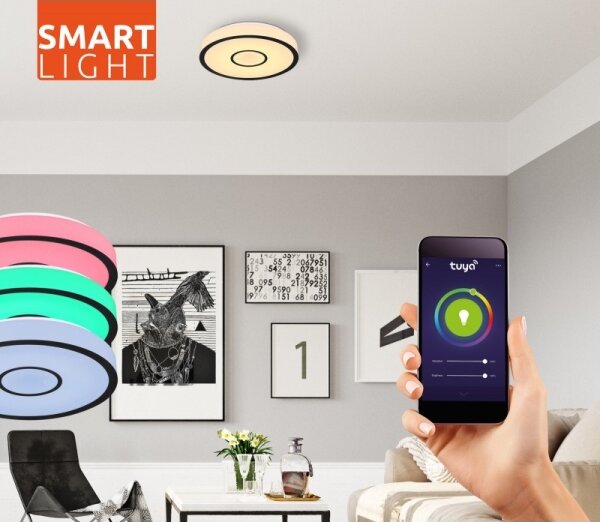 Globo- LED RGB Koupelnové stmívatelné svítidlo LED/30W/230V IP44 Wi-Fi Tuya + DO