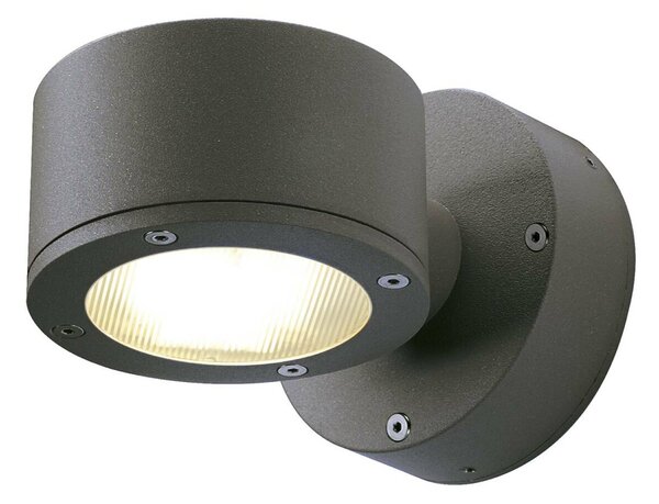 BIG WHITE SLV SITRA, venkovní nástěnné svítidlo, jedna žárovka, TCR-TSE, IP44, antracit, max. 9 W 230355
