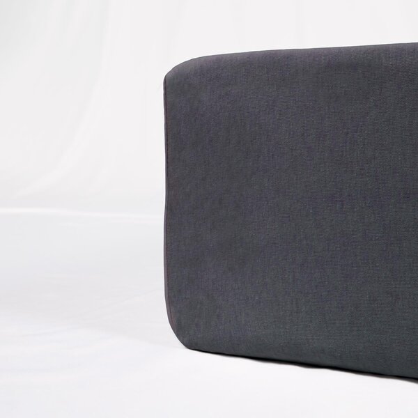 JERSEY PROSTĚRADLO PREMIUM 90X200 CM TMAVĚŠEDÉ