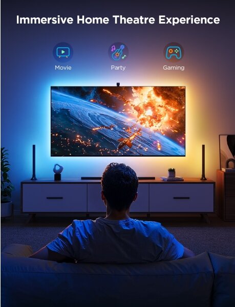 Govee - SADA 2x Backlight TV 55-65" SMART LED podsvícení RGBICW Wi-Fi