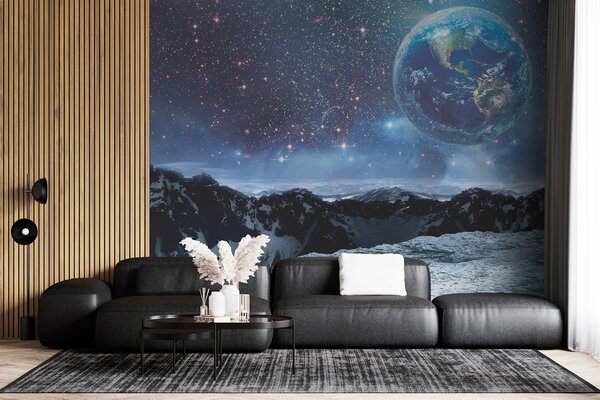 Fototapeta Planeta na obloze, Designové fototapety na zeď, Populární fototapety, u21739 - Tapeko.co.cz