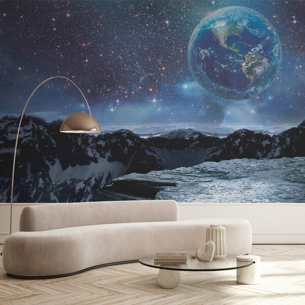 Fototapeta Planeta na obloze, Designové fototapety na zeď, Populární fototapety, u21739 - Tapeko.co.cz