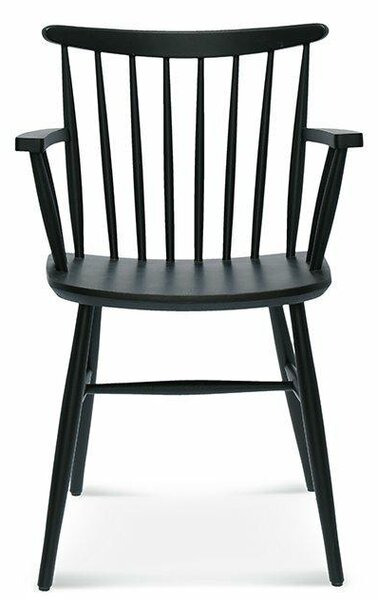 Hůlková židle s područkami B-1102/1 tvrdý sedák standard