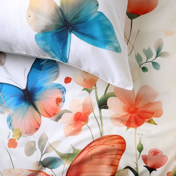 SATÉNOVÉ POVLEČENÍ SATYNLOVE PREMIUM 160X200 CM, 2KS 70X80 CM VZOROVANÉ