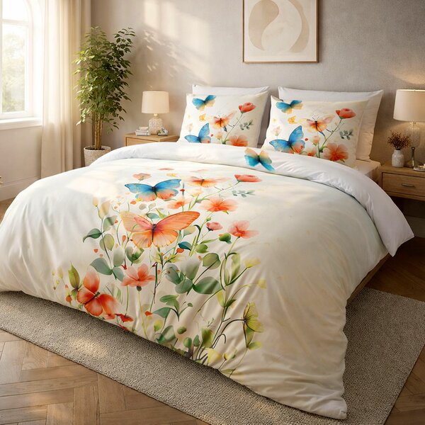 SATÉNOVÉ POVLEČENÍ SATYNLOVE PREMIUM 160X200 CM, 2KS 70X80 CM VZOROVANÉ