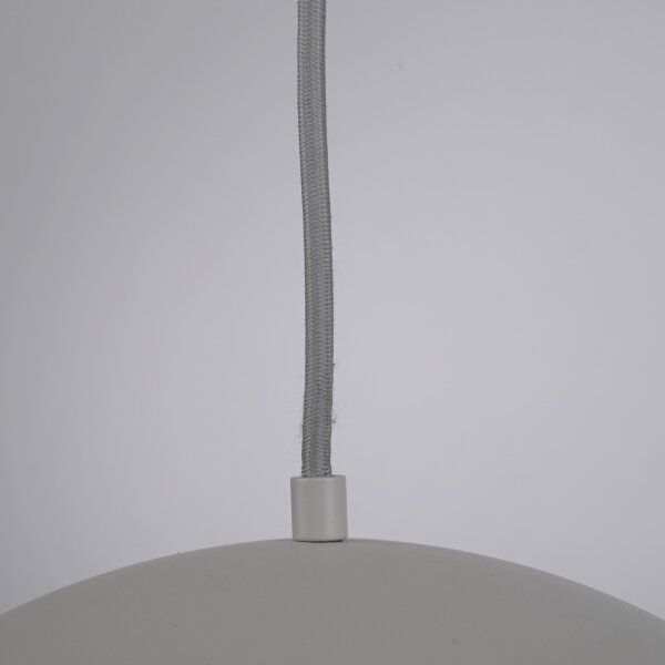 Schöner Wohnen 11728-39 - Lustr na lanku ALI 1xE27/25W/230V pr. 38 cm šedá