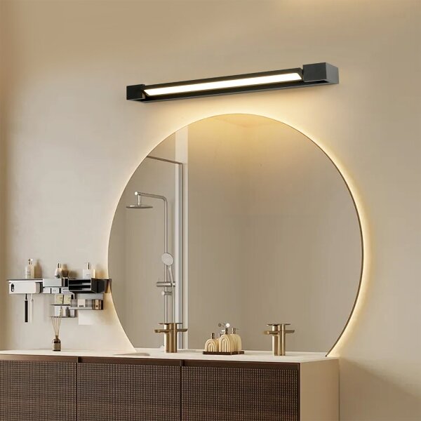 Brilagi-LED Koupelnové osvětlení zrcadla AQUA LINE LED/18W/230V 60 cm IP44 černá