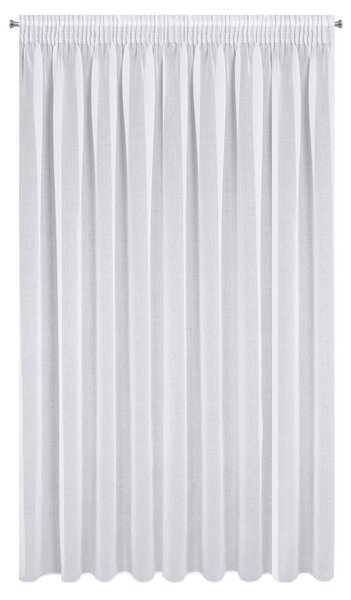 ZÁCLONA NA PÁSCE ELPIDIA 350X250 CM BÍLÁ
