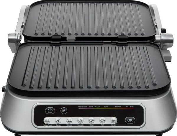 Sencor - Kontaktní gril 2100W/230V matný chrom