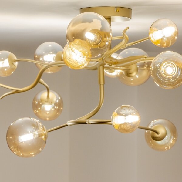 Brilagi - LED Přisazený lustr MISTEL 15xG9/3W/230V zlatá