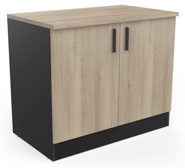 Kuchyňská spodní skříňka Demeyere s pracovní deskou a 2 dvířky, model "Origan", výška 85 cm