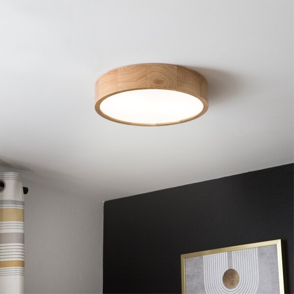 Brilagi - LED Stropní svítidlo CARVALHO LED/36W/230V dub pr. 37,5 cm