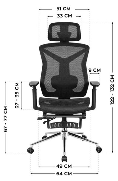 Kancelářská židle Expert 5.7 Black