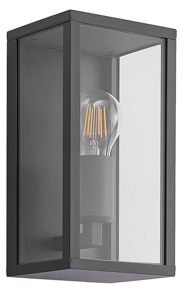 Venkovní svítidla Lindby, Peldar, stmívatelné, Černá, Balkon, Kov, Moderní