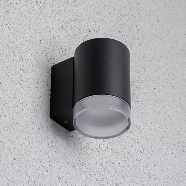 Brilagi - Venkovní nástěnné svítidlo MATERA 1xGU10/30W/230V černá IP54