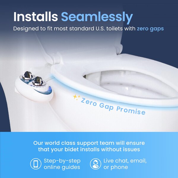 Luxe Bidet Neo 110 – Čistota a svěžest bez elektřiny. Mechanická bidetová sedátka pro toalety