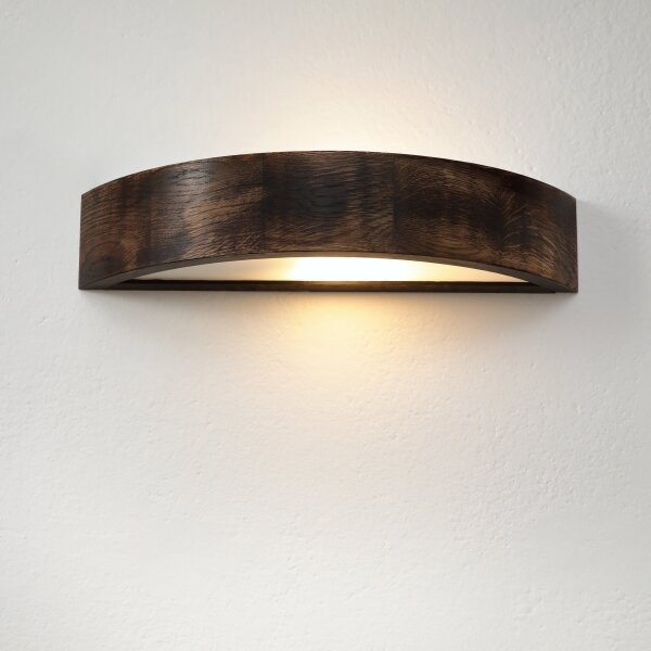 Brilagi - LED Nástěnné svítidlo CARVALHO SMOKEY 1xE27/60W/230V dub